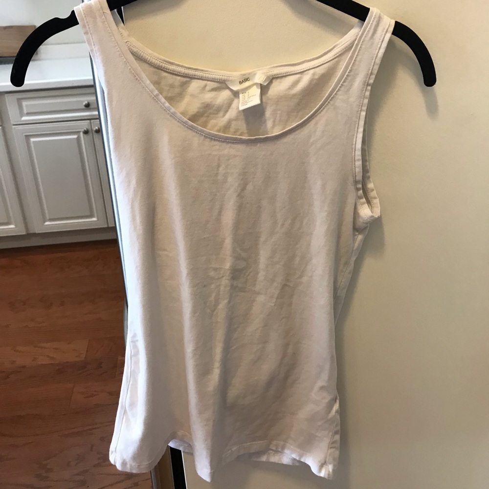 HM WHITE TANK TOP